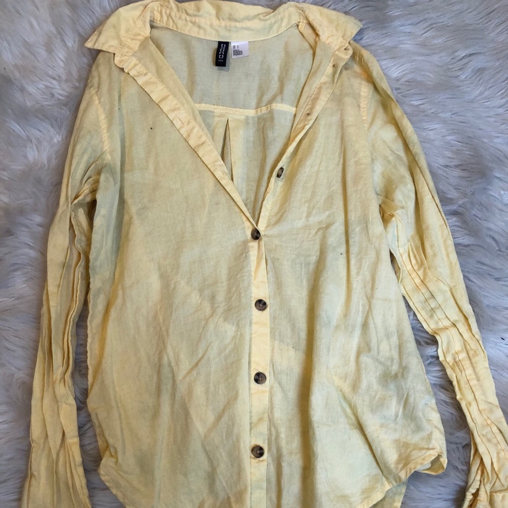 Linen button up